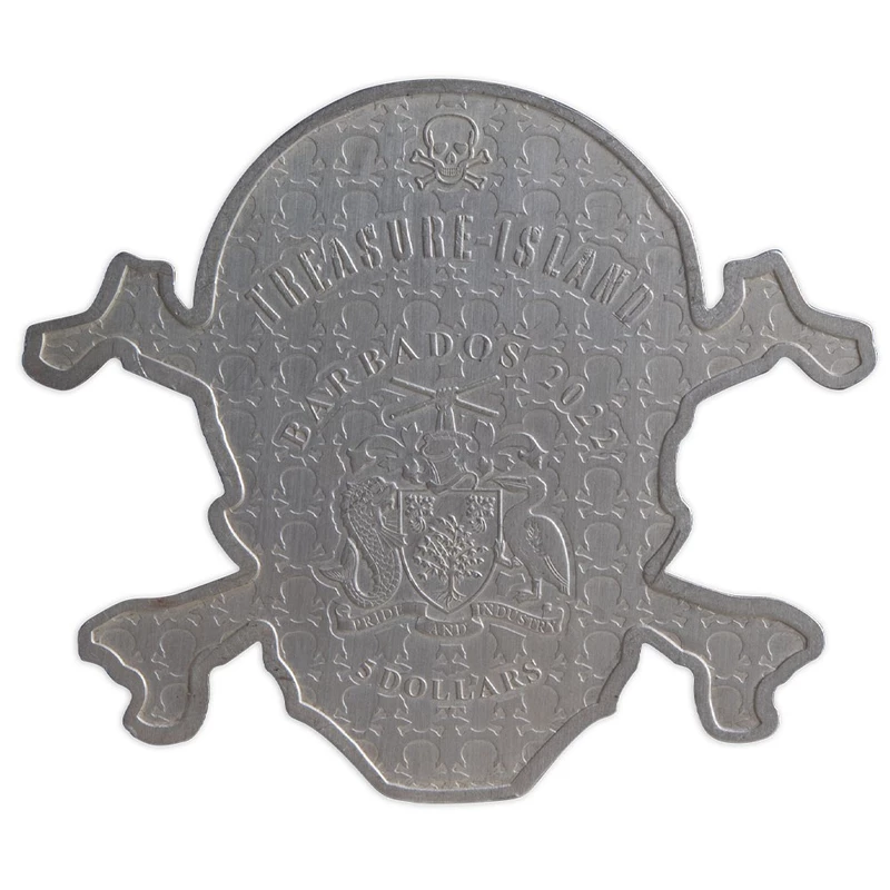 Silver coin of Barbados 