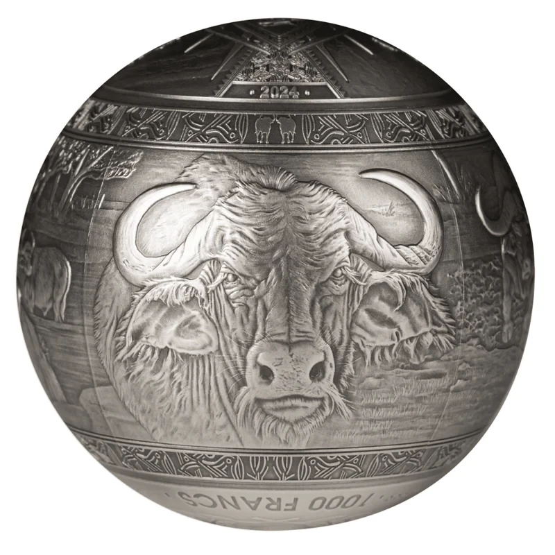 Djibouti Silver Coin Buffalo 2024 1 Kg Collectible coins