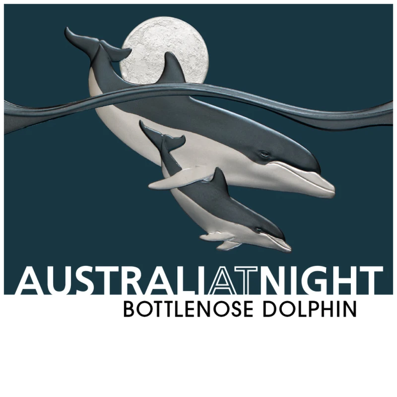 Niue: silver coin Bottlenose Dolphin 2025 Proof 1 oz Collectible coins