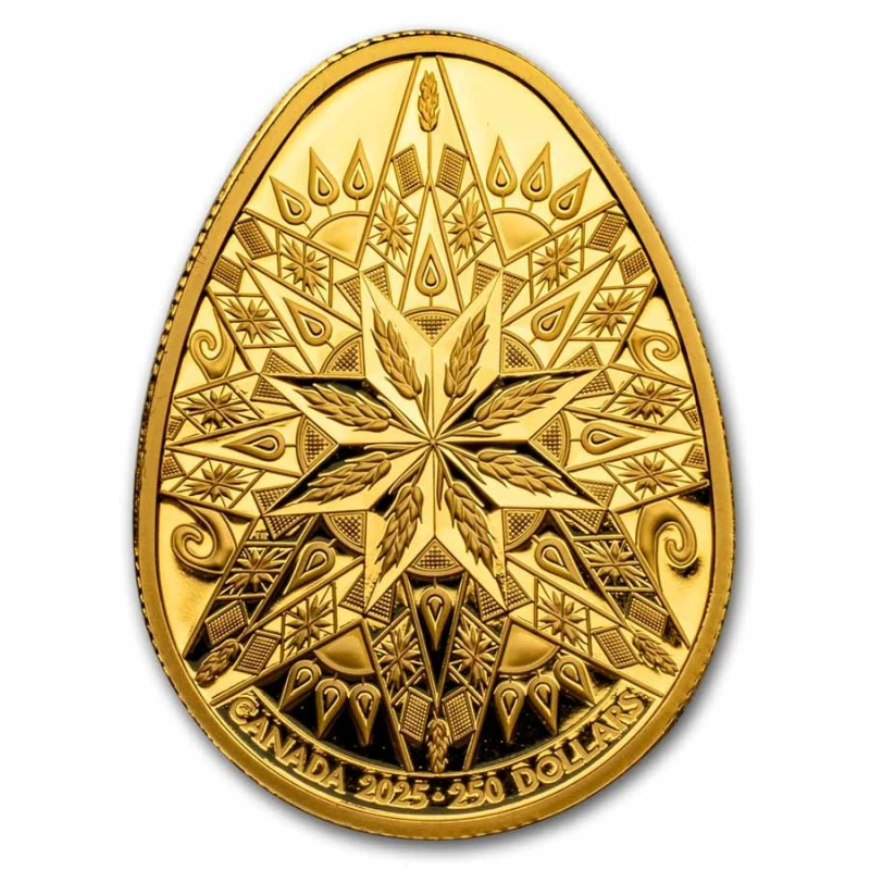 Canada: gold coin Pysanka 2025 Proof 58.5 g Collectible coins