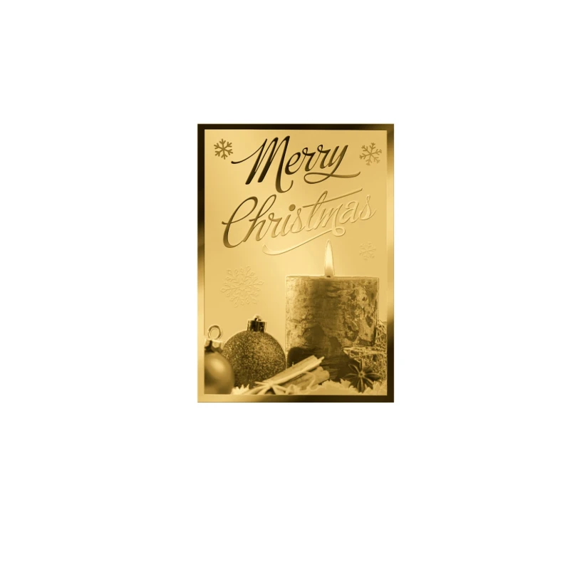 Chad: gold coin Merry Christmas Candle 1/1000 oz Collectible coins