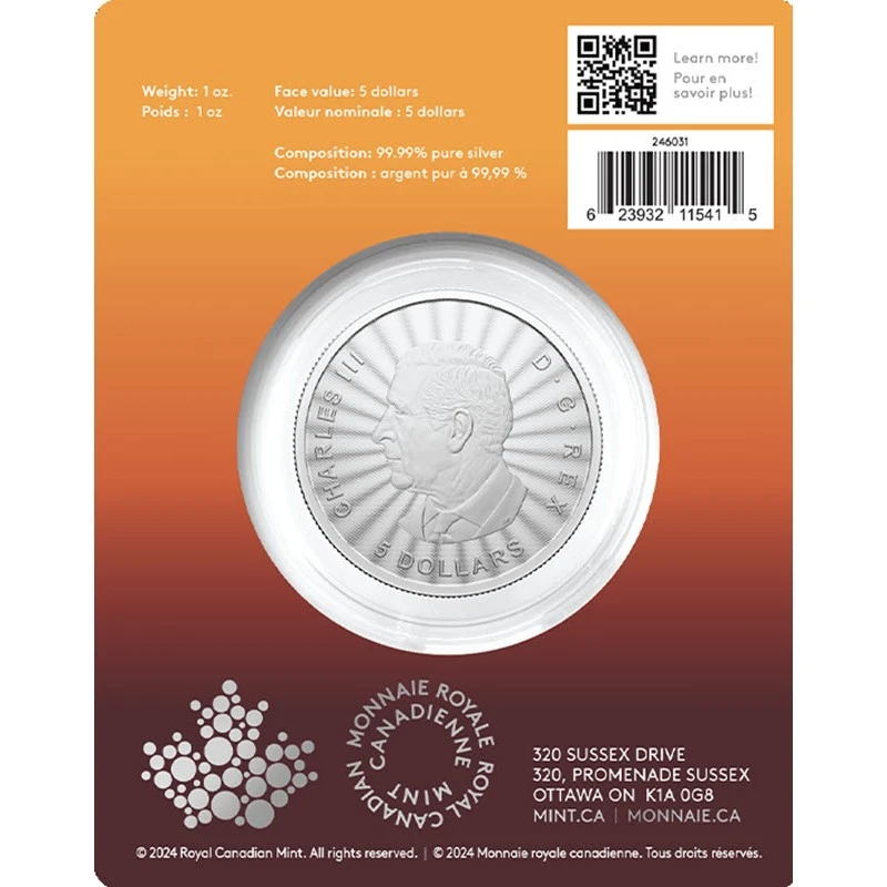 Canada: silver coin The Majestic Polar Bear 2024 1 oz Collectible coins