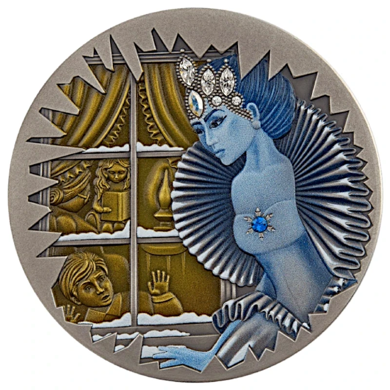 Niue: silver coin The Snow Queen 2022 colored 1 oz Collectible coins