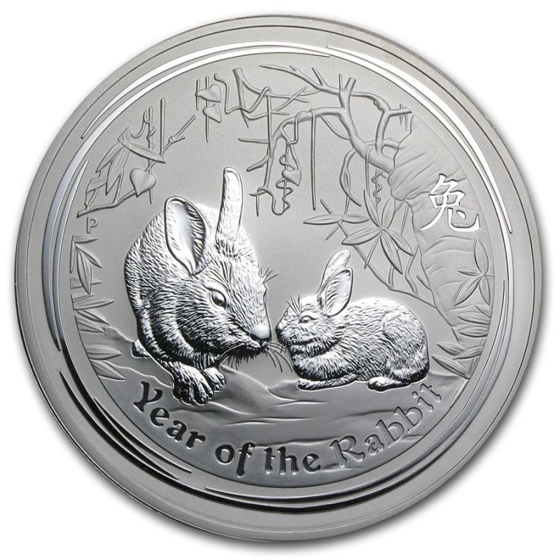 Australia Silver Coin Lunar II Year of the Rabbit 2011 1000 g Investment coins