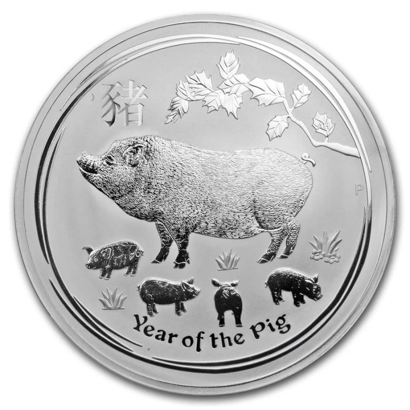 Australia Silver Coin Lunar II Year of the Pig 2019 1000 g Investment coins