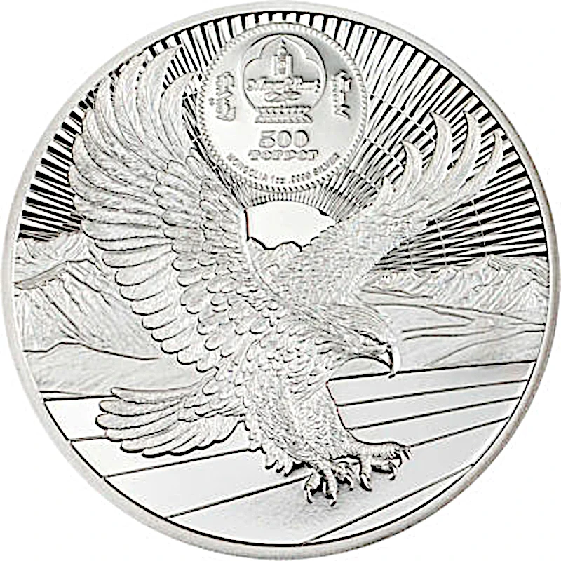 Mongolia Silver Coin Chinggis Khaan 2026 Proof 1 oz Collectible coins