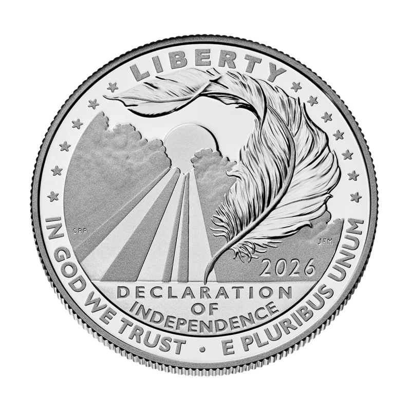 United States Platinum Coin Declaration of Independence 2026 Proof 1 oz Investment coins