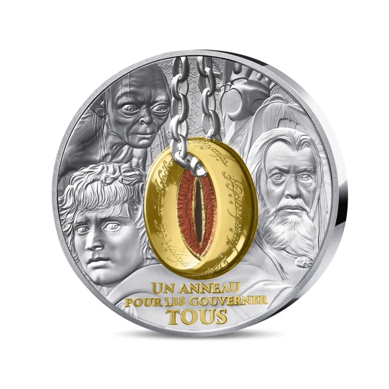France Silver Coin The Lord of the Rings 2026 Proof 1 oz Collectible coins